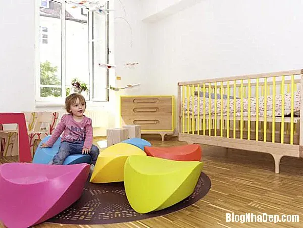 Phòng riêng với không gian vui chơi cho trẻ hiếu động