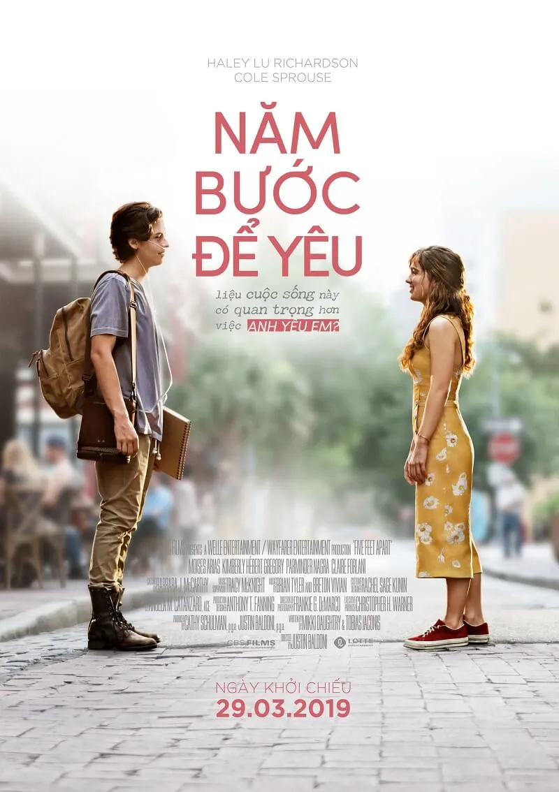 Review nhanh phim Năm Bước Để Yêu (Five Feet Apart) – Có một nỗi buồn nhẹ