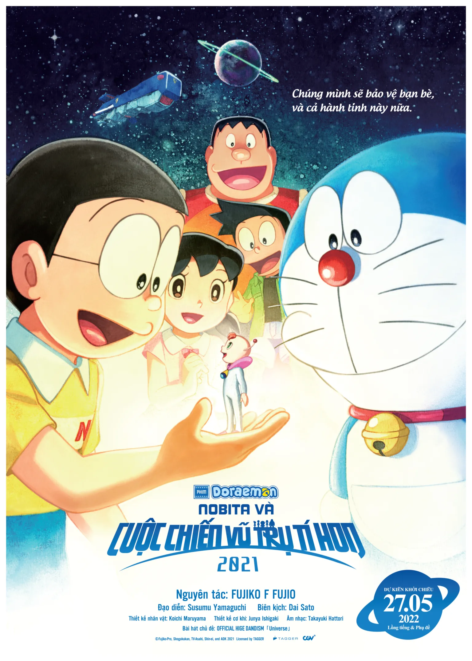Review Phim Điện Ảnh Doraemon: Nobita Và Cuộc Chiến Vũ Trụ Tí Hon 2021