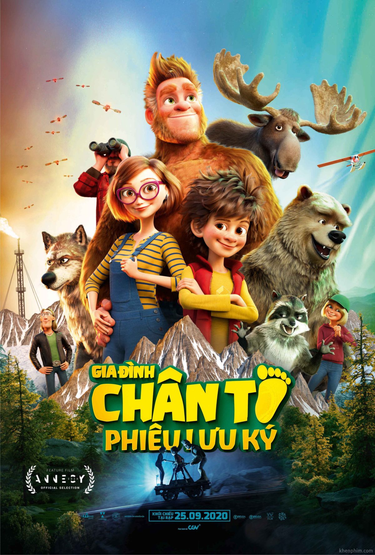 Review phim Gia Đình Chân To Phiêu Lưu Ký (Bigfoot Family): Cười xỉu luôn!