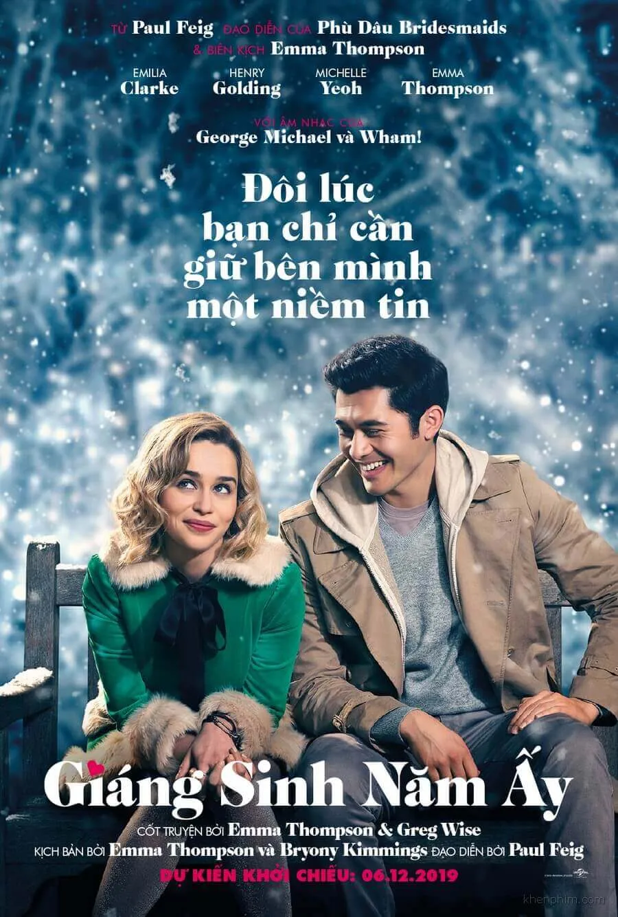 Review phim Giáng Sinh Năm Ấy (Last Christmas): Trọn vẹn cảm xúc