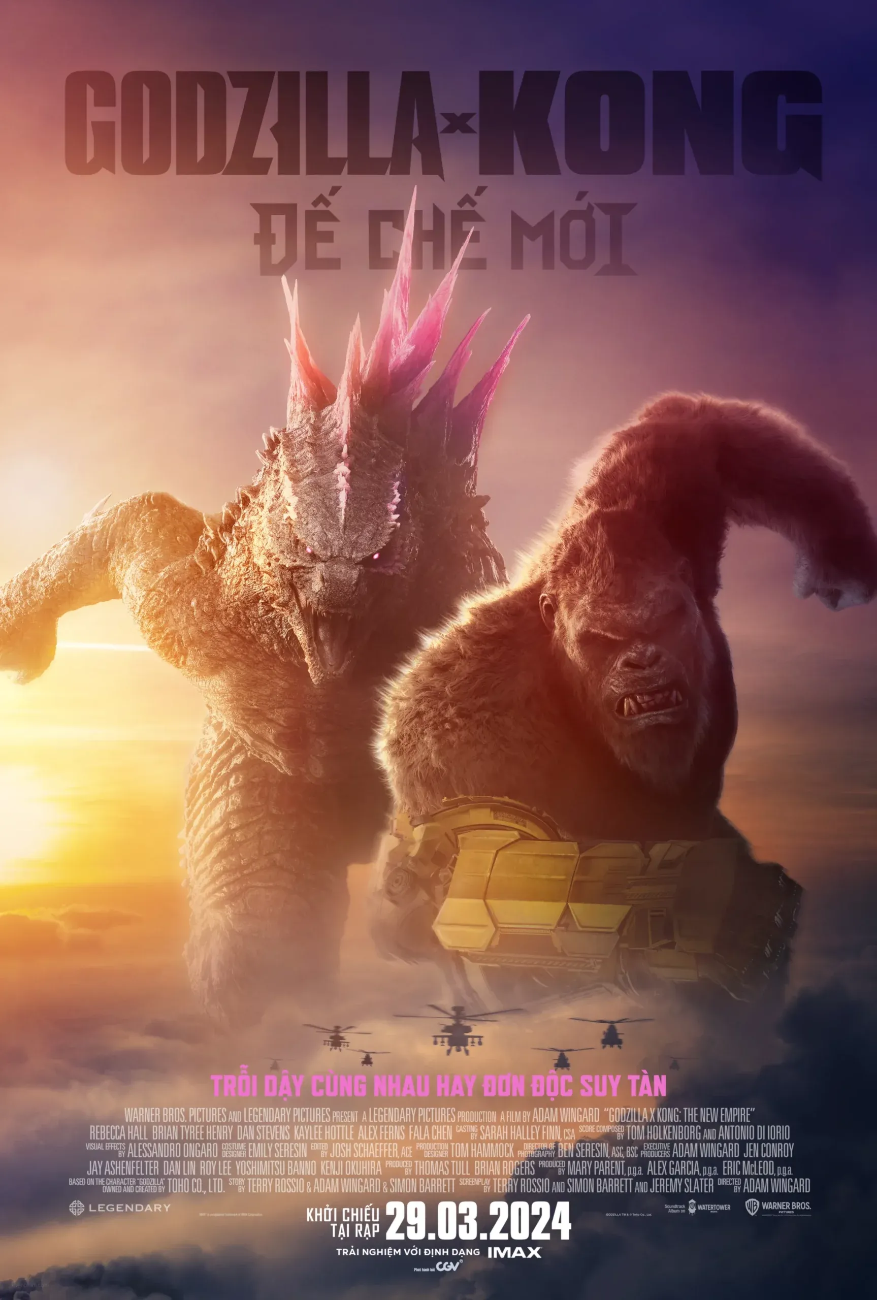 Review phim Godzilla x Kong: Đế Chế Mới – Phê từ nghe đến nhìn