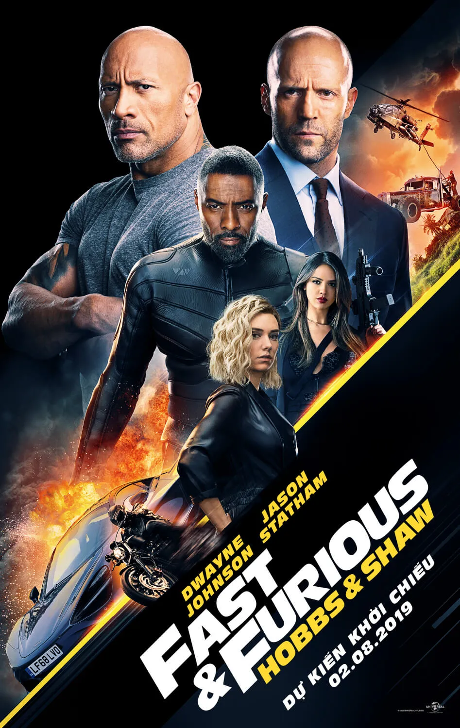 Review phim hành động Fast & Furious: Hobbs & Shaw