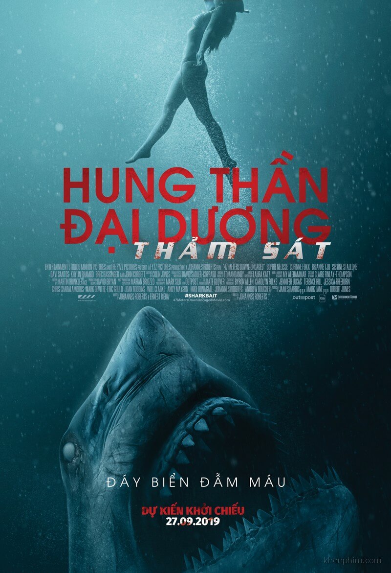 Review phim Hung Thần Đại Dương 2 (47 Meters Down): Khi cá mập thảm sát