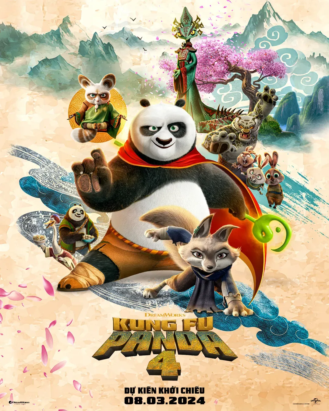 Review phim Kung Fu Panda 4 – Hài hước và vô tri kiểu dễ thương