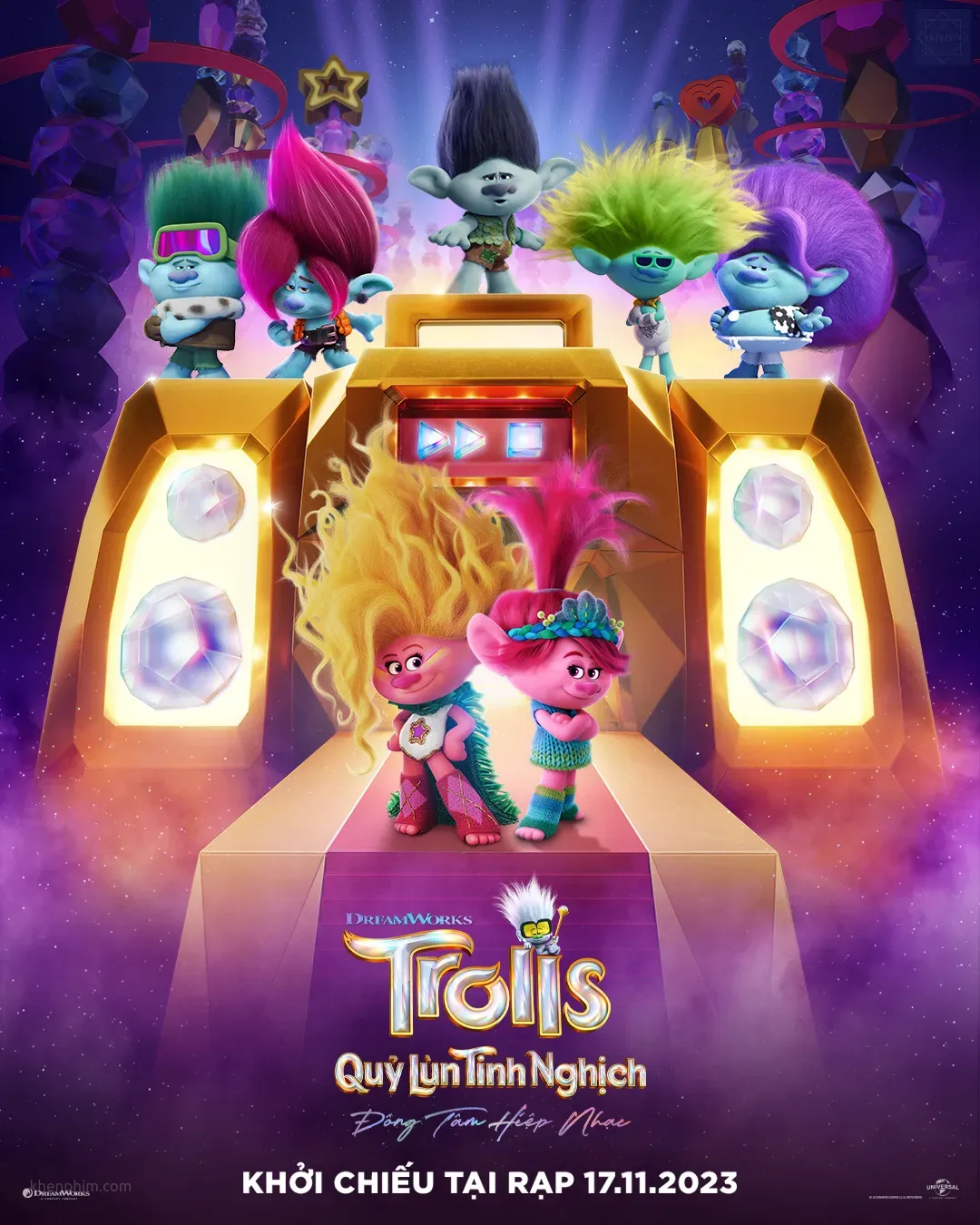 Review phim Trolls Band Together: Âm nhạc xuất sắc!