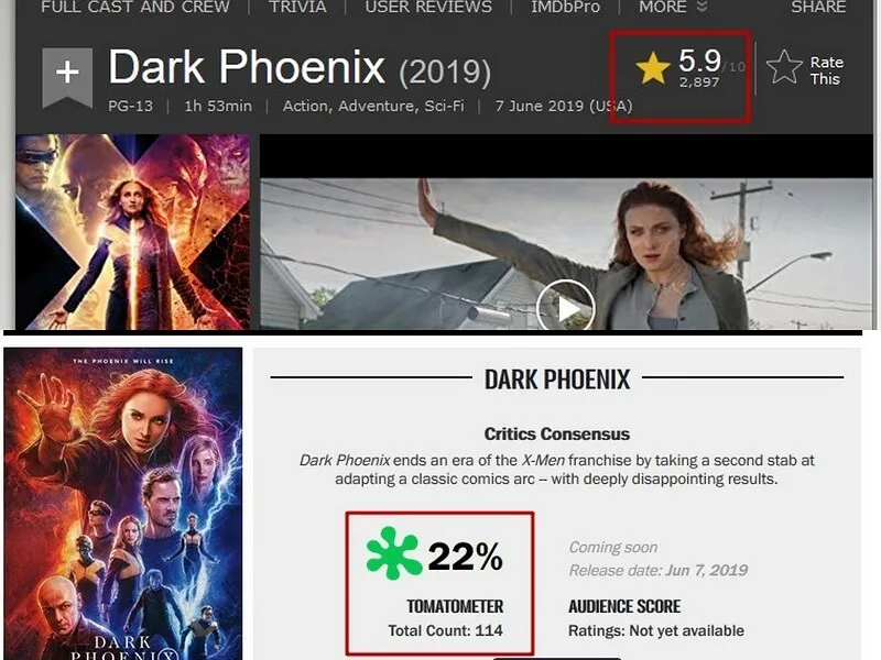 Review phim X-Men: Phượng Hoàng Bóng Tối (Dark Phoenix): thất vọng!