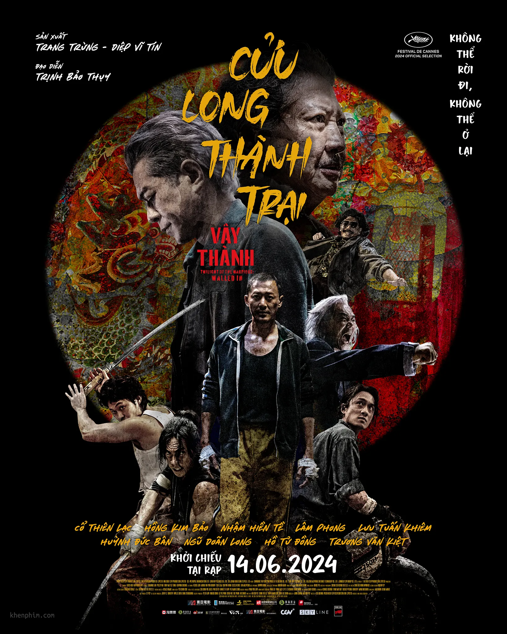 Poster phim Cửu Long Thành Trại: Vây Thành. Tên tiếng Anh: Twilight of the Warriors: Walled In, tiếng Trung: 九龙城寨之围城