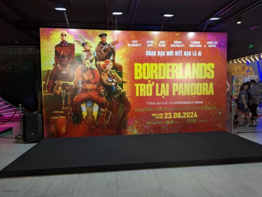 Loạt ảnh mà Khen Phim chụp tại đầu giờ của sự kiện ra mắt phim Borderlands: Trở lại Pandora